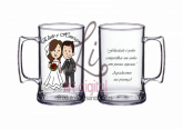 caneca de acrílico