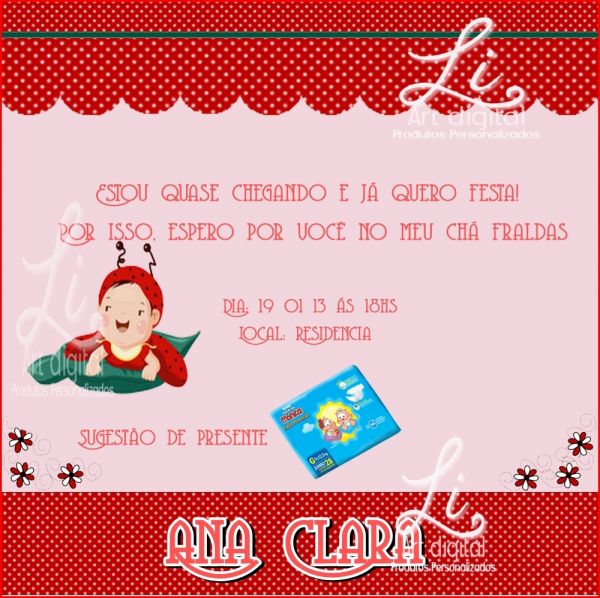 convites De bebê