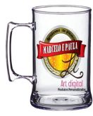 caneca de acrílico